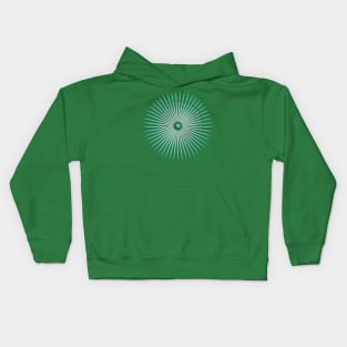 concentric green Kids Hoodie